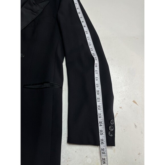 Vtg Hugo Boss Double Breasted Tuxedo Men 42R 34x33.5 Cerruti 1881 Italian Fabric - Picture 13 of 16